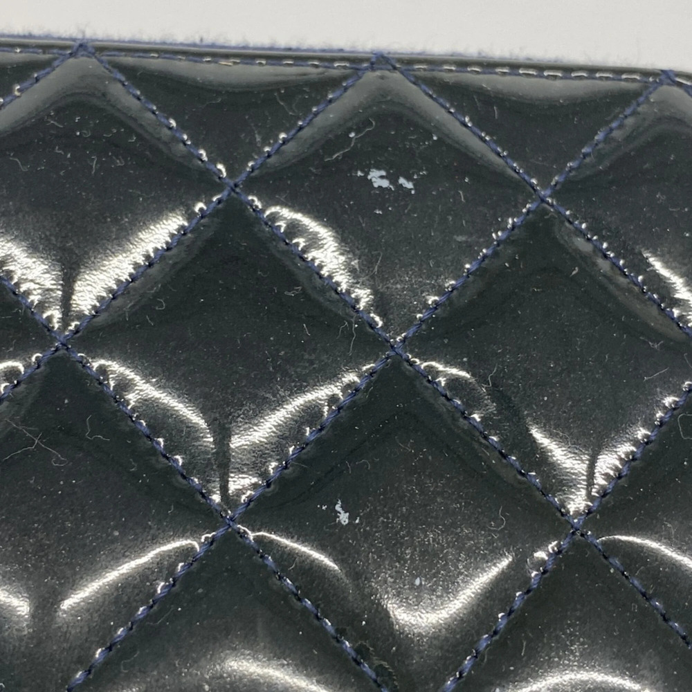CHANEL Authentic Blue Leather Wallet - Picture 8 of 12
